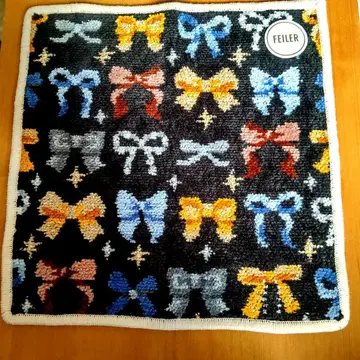 완판 FEILER 페이러 메니 리본즈 손수건 새상품 라브라리