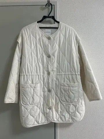 렙심 아이보리 퀼팅 자켓 사이즈 F