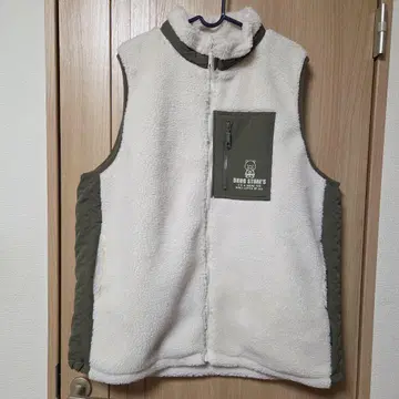 이번 시즌 신상 완판 플리스 베스트 화이트