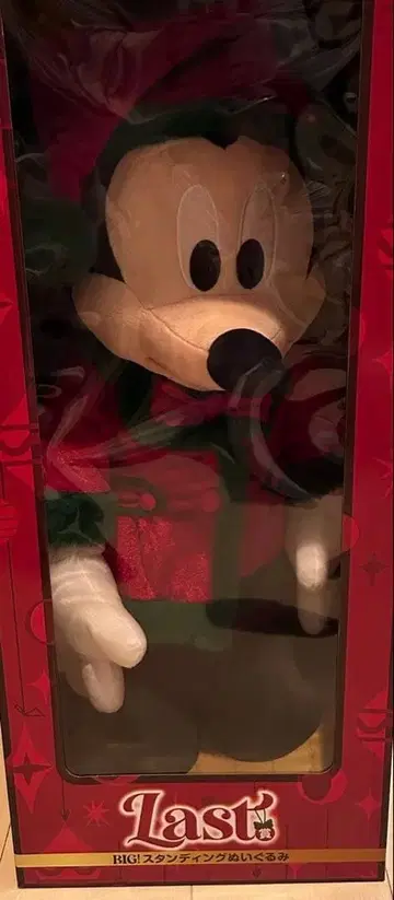 디즈니 해피 복권 크리스마스 오너먼트 라스트상 봉제 인형 미키