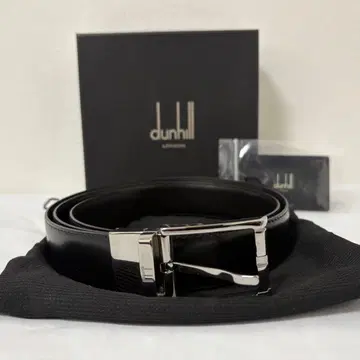 미사용 새상품 고급 던힐 Dunhill 리버서블 가죽 벨트