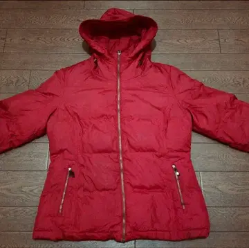 Calvin Klein 충전솜 후드티 자켓 블루종 와인색 계열 L