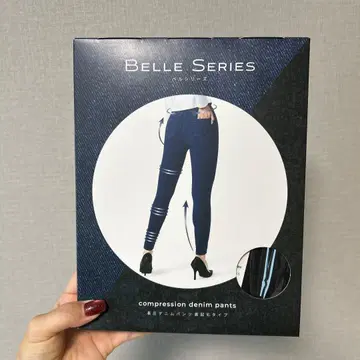 BELLE SERIES 데님 팬츠 M 블랙 속기모