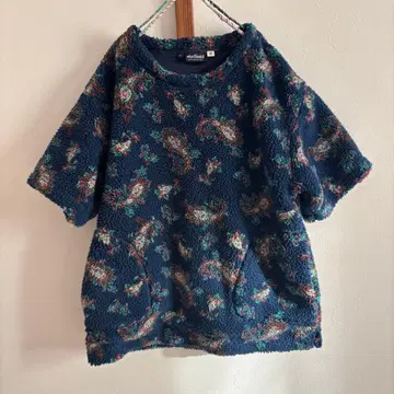 WILD THINGS x BEAMS BOY 페이즐리 보아 숏 슬리브 S