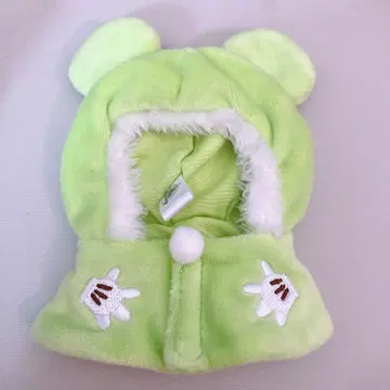 디즈니 스토어 시크릿 코스튬 판초 옐로우 그린 라이트 그린