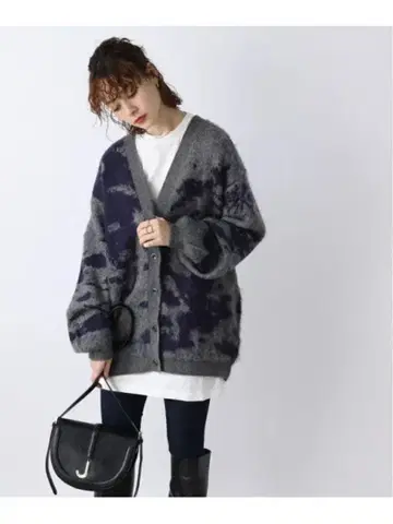 5G Foggy 기모 V 가디건 JEANASIS