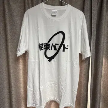 봇치 더 록 밴드 티셔츠 화이트