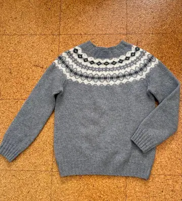 할리 오브 스코틀랜드 니트 노르딕 페어아일 울 S