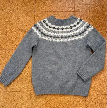 할리 오브 스코틀랜드 니트 노르딕 페어아일 울 S