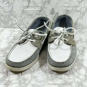 [ 새상품급 ] 파라부트 데크 슈즈 멀티 컬러 모카신 마린 23cm