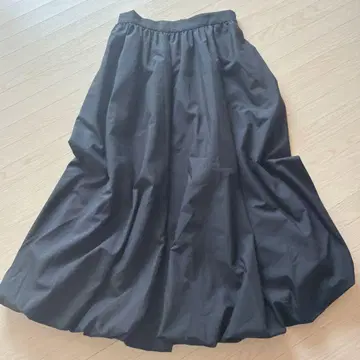 [ 정가 18,900엔 ] 페넬 일본제 벌룬 스커트 블랙 M