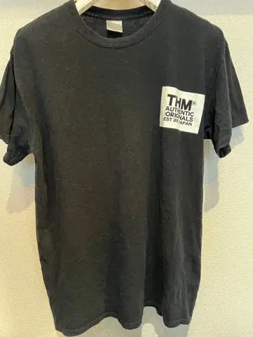 THM 블랙 티셔츠