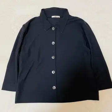 센프레 sempre 가디건풍 상의 블랙 M 일본제 7부 소매