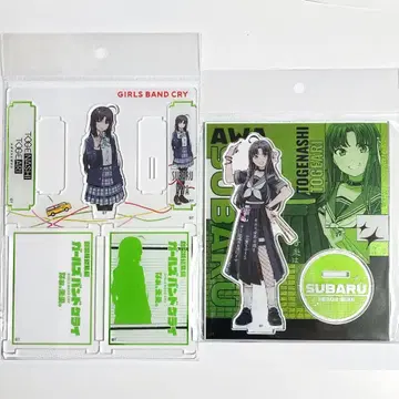 걸즈 밴드 클라이 AniBirth 아크릴 스탠드 2세트 안화 스바루