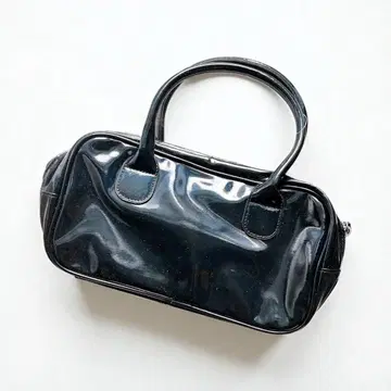 미사용 새상품 보스턴 핸드백 블랙 바닥 있음 핸드백 미니 보스턴