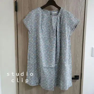 린넨 100% 스튜디오 클립 튜닉