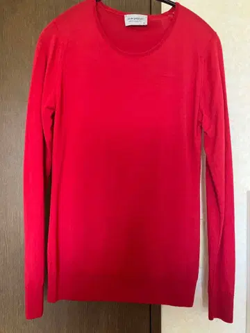 존스메들리 엑스트라 파인 메리노 니트 빨간색