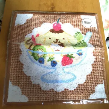 완판 FEILER 폼폼푸딩 푸딩 알라모드 손수건 새상품 산리오 페이러