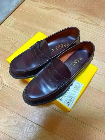 HARUTA 하루타 로퍼 906 25 EEE 천연 가죽 로터 색상