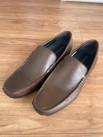 REGAL 브라운 가죽 로퍼