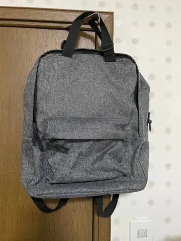 무인양품 토트백으로도 사용 가능한 발수 럭색 A4 사이즈 그레이