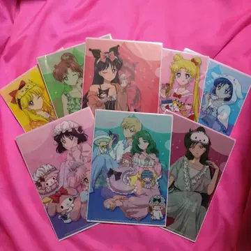 세일러문 x 산리오 B5 파일 컴플리트 세트