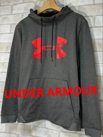 UNDER ARMOUR 언더아머 프론트 로고 풀오버 후드티