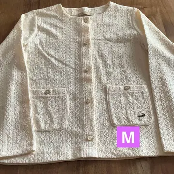 CROCODILE 아이보리 가디건 M