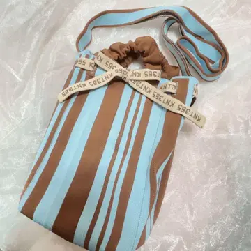 knt365 숄더백 초코 민트 컬러