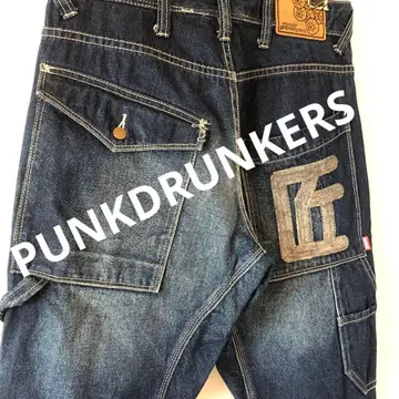 PUNK DRUNKERS 펑크 드렁커스 타쿠미 페인터 팬츠
