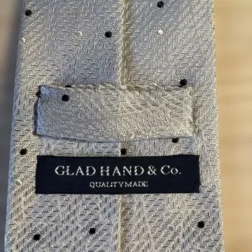 GLAD HAND & CO. 실크 100% 도트 무늬 넥타이 004