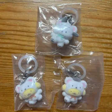 산리오 메지루시 액세서리 후와후와 스노우 포차코 폼폼푸딩