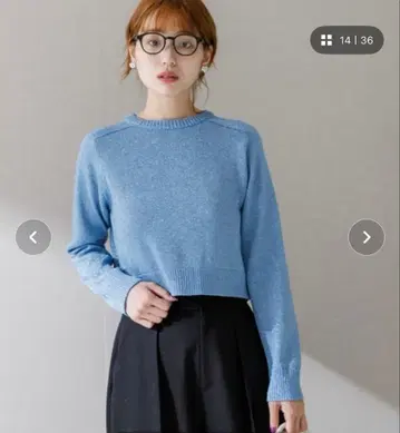 URBAN RESEARCH ROSSO 컴팩트 라메 니트