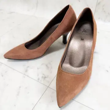 [ 미사용 ] Wacoal 와코루 서세스 워크 펌프스 스웨이드 힐