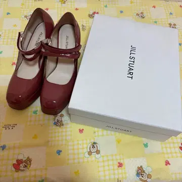 질 스튜어트 와인 레드 하이힐 펌프스