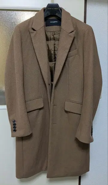 나노 유니버스 체스터 코트 카멜 S 사이즈