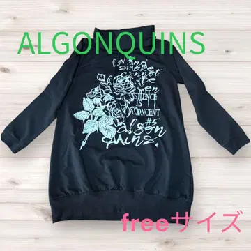 [ ALGONQUINS ] 티셔츠 블랙 로고