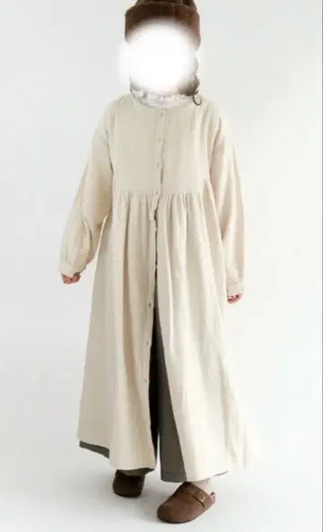 사만사 모스모스 코튼 린넨 전후 착용 원피스