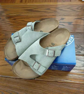 미사용 새상품 BIRKENSTOCK 취리히 토프 스웨이드 사이즈 43