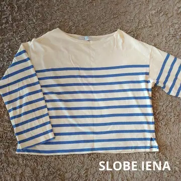 [새상품급] SLOBE IENA 크롭 롱T 슬로브 이에나 보더T