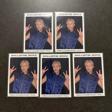 BALLISTIK BOYZ 후카보리 미라이 포토 카드