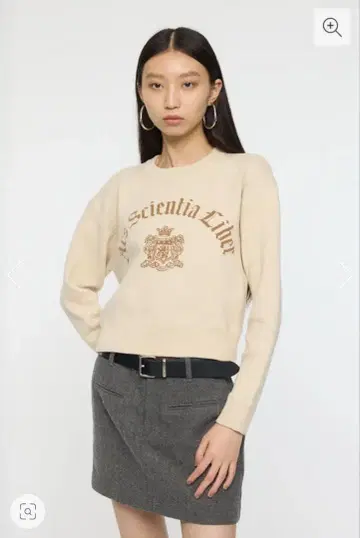SWEATLIKE JAQUARD 스웨터 moussy
