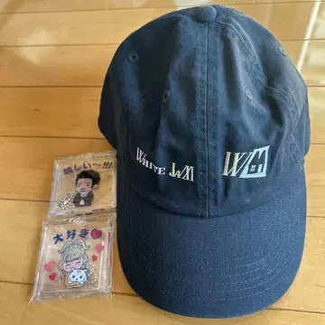 [ 24시간 이내 발송 ] WHITEJAM 모자 (캡) 아크릴 키링 세트
