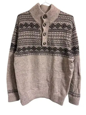 Eddie Bauer 에디 바우어 버튼 하이넥 스웨터 L