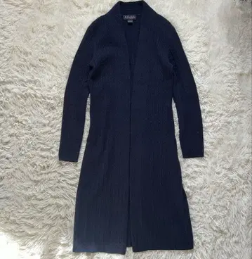 캐시미어 100% 브룩스브라더스 롱 가디건 케이블 니트 S