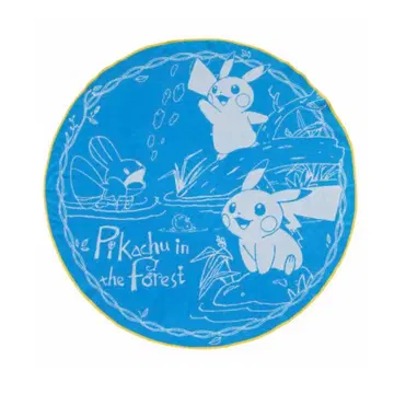 포켓몬 포켓몬 센터 라운드 타월 블루 미사용