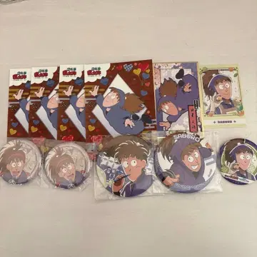 닌타마 란타로 하치야 사부로 캔뱃지 브로마이드 세트