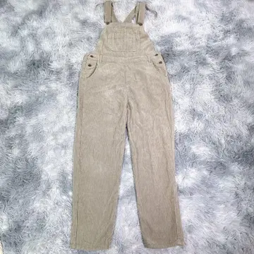 denifits [ M ] 코듀로이 오버롤 베이지 봄/가을/겨울 여성용