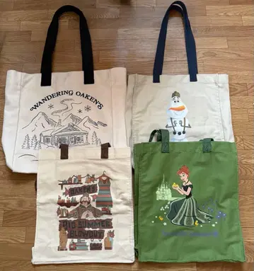 겨울왕국 토트백 4개 세트