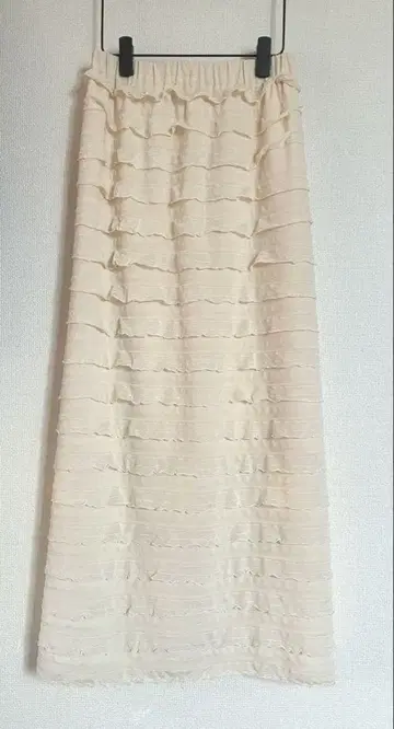 [ hinari ] 프릴 스커트 아이보리